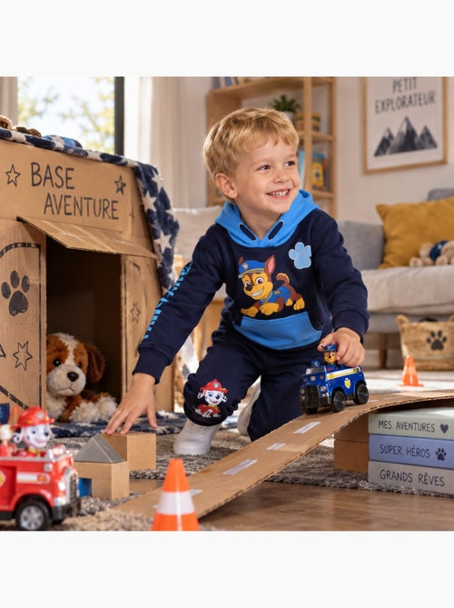 Paw patrol - conjunto de sweat com capuz e calças  menino - Kiabi