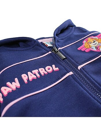 Paw Patrol - Conjunto fato de treino menina casaco com capuz e calças estampado