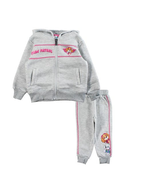 Paw Patrol - Conjunto fato de treino menina casaco com capuz e calças estampado - Kiabi Paw Patrol - Conjunto fato de treino menina casaco com capuz e calças estampado - Kiabi