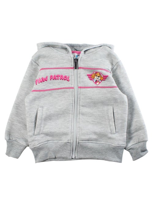 Paw Patrol - Conjunto fato de treino menina casaco com capuz e calças estampado - Kiabi Paw Patrol - Conjunto fato de treino menina casaco com capuz e calças estampado - Kiabi
