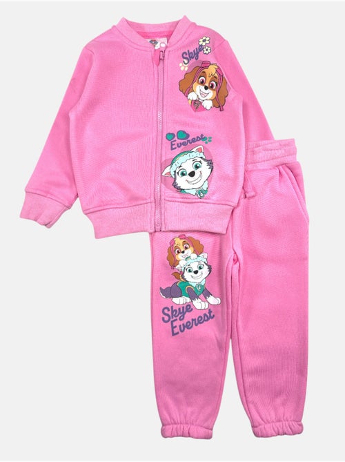 Paw Patrol - Conjunto fato de treino menina casaco e calças estampado - Kiabi Paw Patrol - Conjunto fato de treino menina casaco e calças estampado - Kiabi