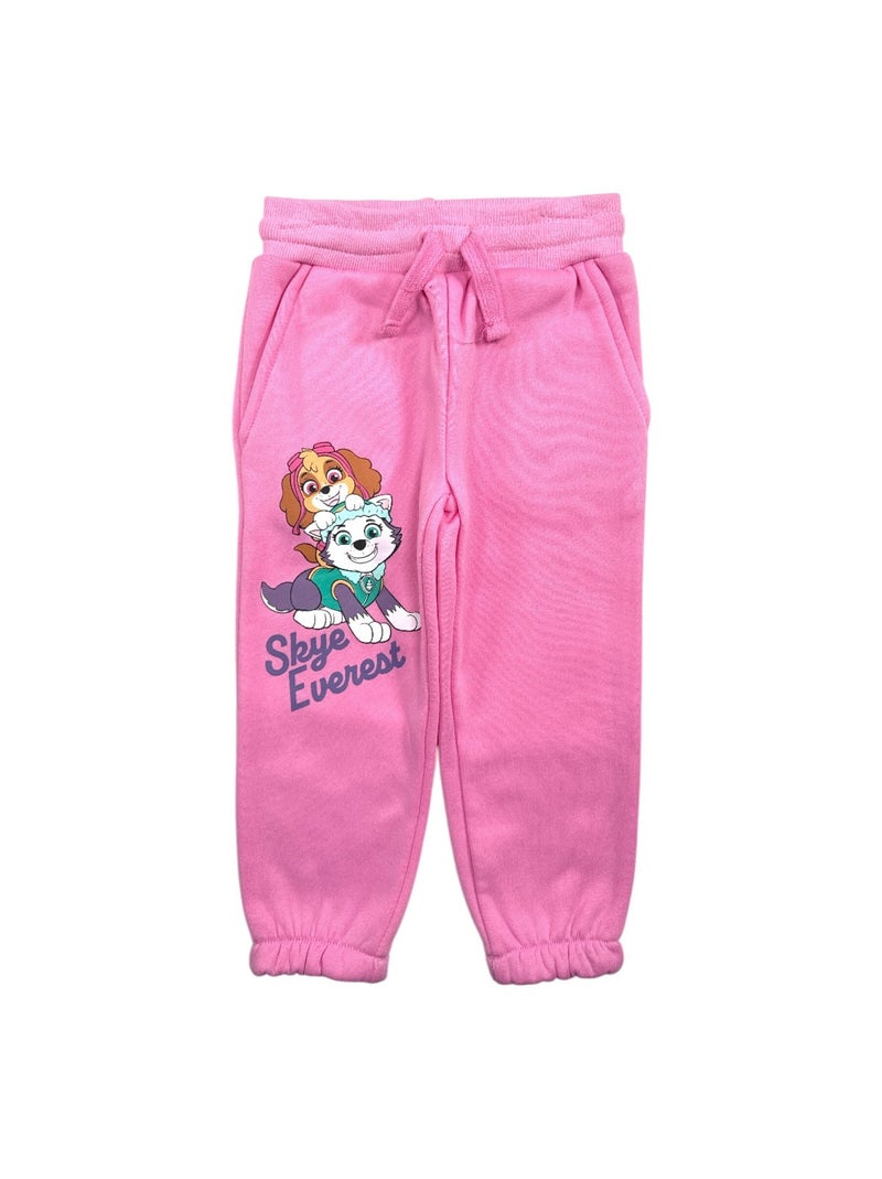 Paw Patrol - Conjunto fato de treino menina casaco e calças estampado Rosa - Kiabi