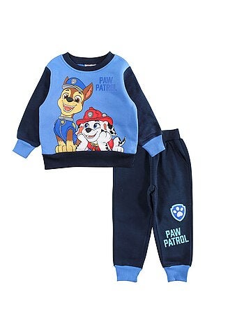 Paw Patrol - Conjunto fato de treino menino sweat e calças estampado
