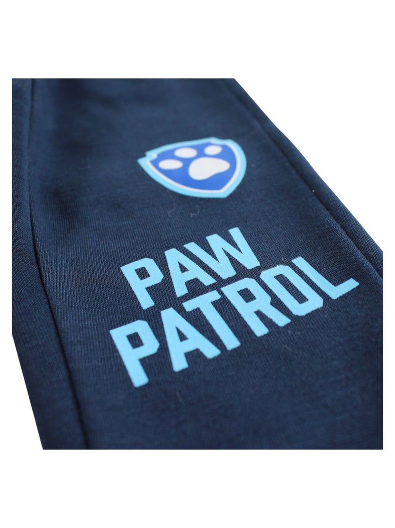 Paw Patrol - Conjunto fato de treino menino sweat e calças estampado Azul-marinho - Kiabi