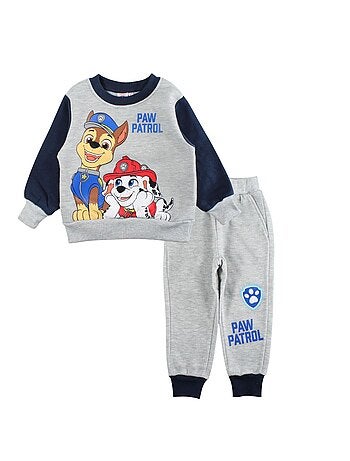 Paw Patrol - Conjunto fato de treino menino sweat e calças estampado