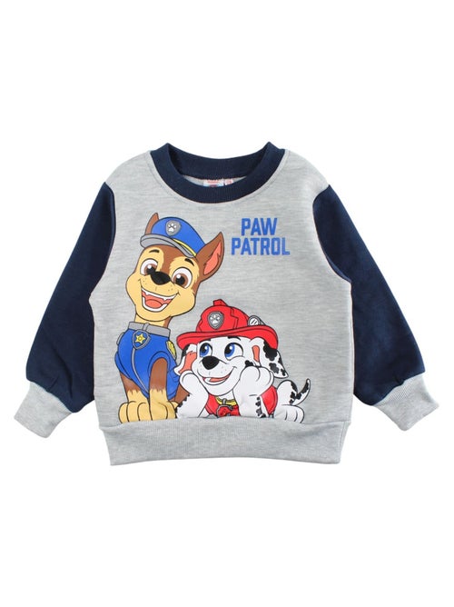 Paw Patrol - Conjunto fato de treino menino sweat e calças estampado - Kiabi Paw Patrol - Conjunto fato de treino menino sweat e calças estampado - Kiabi