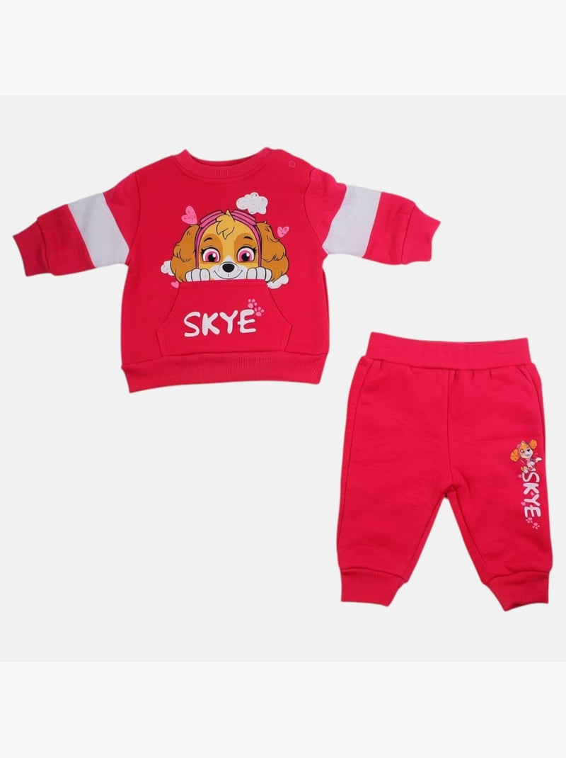 Paw Patrol - Conjunto para bebé menina Patrulha Pata Rosa-fúcsia - Kiabi