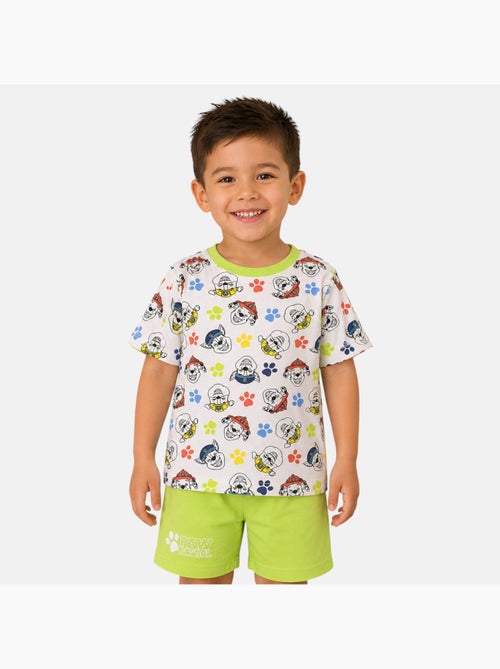 Paw Patrol - Conjunto t-shirt e calção criança estampado - Kiabi Paw Patrol - Conjunto t-shirt e calção criança estampado - Kiabi