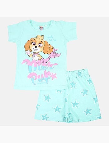 Paw Patrol - Conjunto t-shirt e calção menina estampado