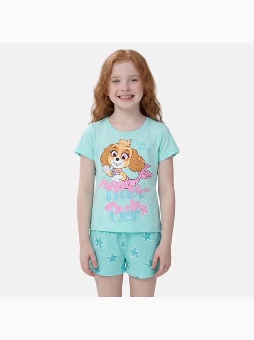 Paw Patrol - Conjunto t-shirt e calção menina estampado - Kiabi Paw Patrol - Conjunto t-shirt e calção menina estampado - Kiabi