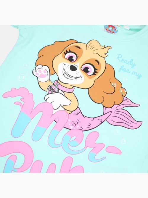 Paw Patrol - Conjunto t-shirt e calção menina estampado - Kiabi Paw Patrol - Conjunto t-shirt e calção menina estampado - Kiabi