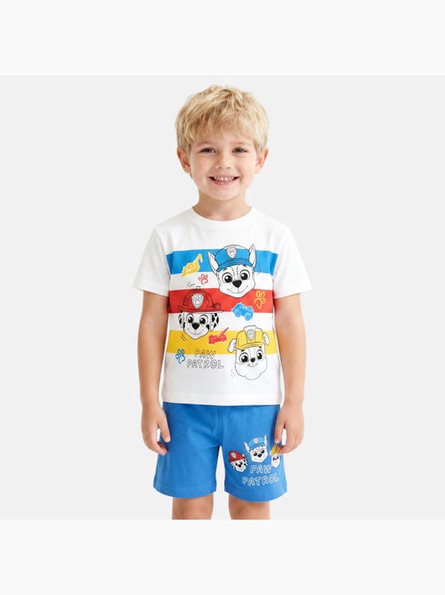 Paw Patrol - Conjunto t-shirt e calção menino estampado - Kiabi