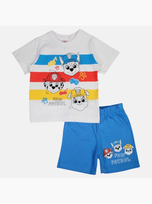 Paw Patrol - Conjunto t-shirt e calção menino estampado - Kiabi