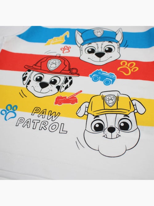 Paw Patrol - Conjunto t-shirt e calção menino estampado - Kiabi
