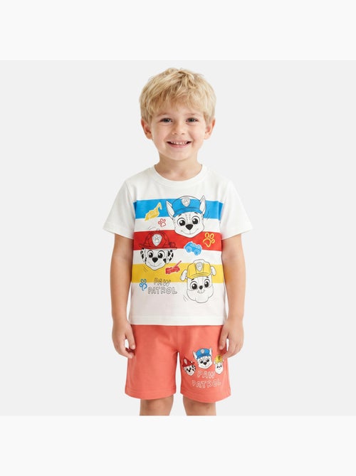 Paw Patrol - Conjunto t-shirt e calção menino estampado - Kiabi Paw Patrol - Conjunto t-shirt e calção menino estampado - Kiabi
