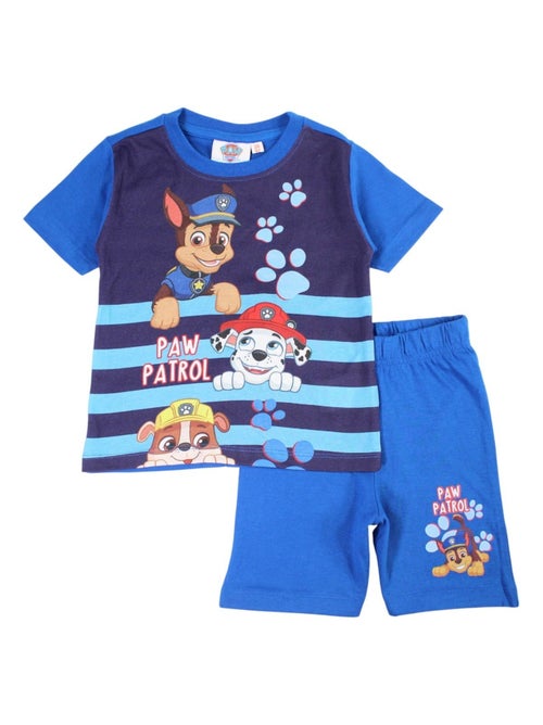 Paw Patrol - Conjunto t-shirt manga curta e calção criança estampado - Kiabi Paw Patrol - Conjunto t-shirt manga curta e calção criança estampado - Kiabi
