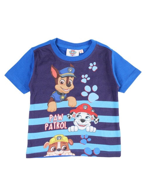 Paw Patrol - Conjunto t-shirt manga curta e calção criança estampado - Kiabi Paw Patrol - Conjunto t-shirt manga curta e calção criança estampado - Kiabi
