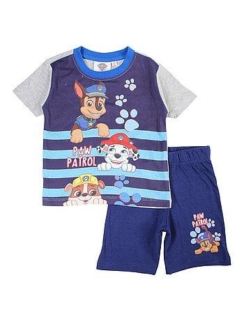 Paw Patrol - Conjunto t-shirt manga curta e calção criança estampado