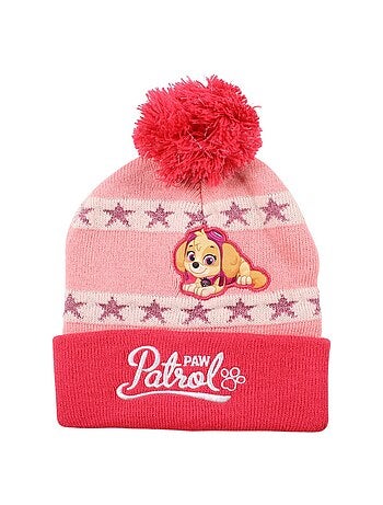 Paw Patrol - Gorro menina com pompom estampado