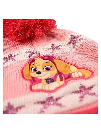 Paw Patrol - Gorro menina com pompom estampado
