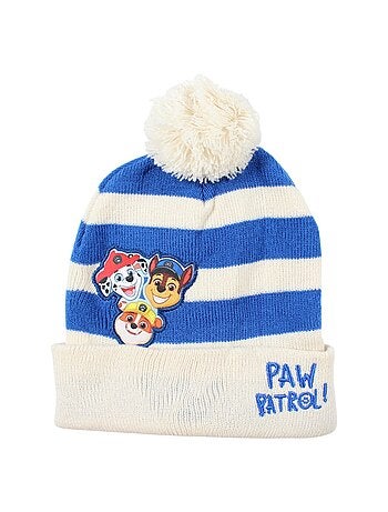 Paw Patrol - Gorro menino com pompom estampado