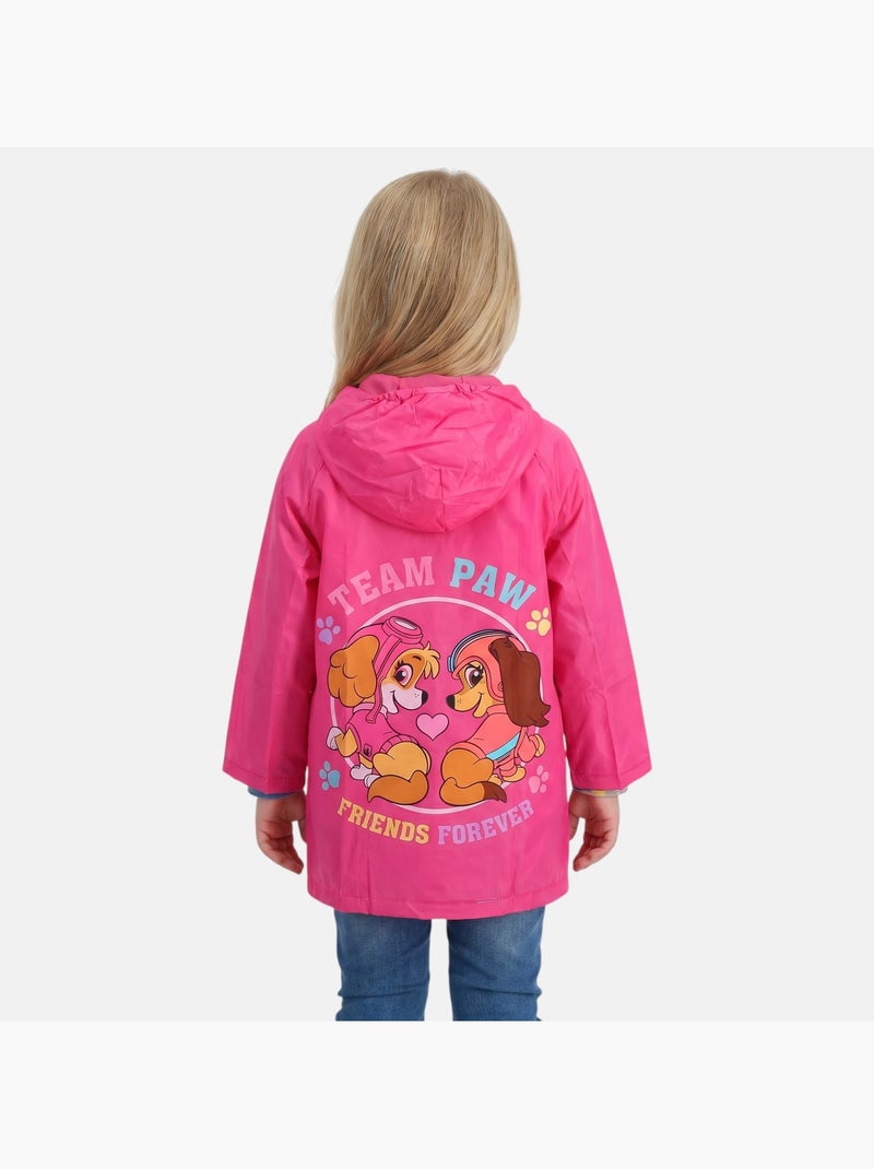 Paw Patrol - Impermeável infantil Patrulha Pata Rosa - Kiabi