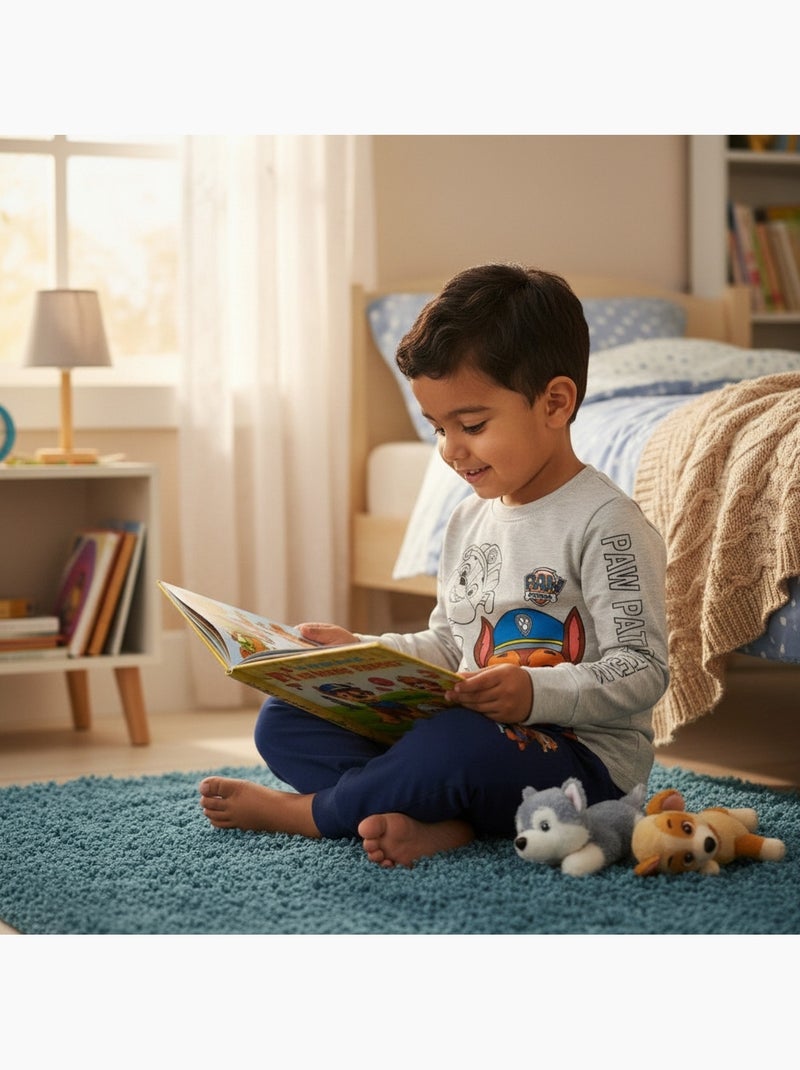 Paw patrol - pijama para menino patrulha pata Branco - Kiabi