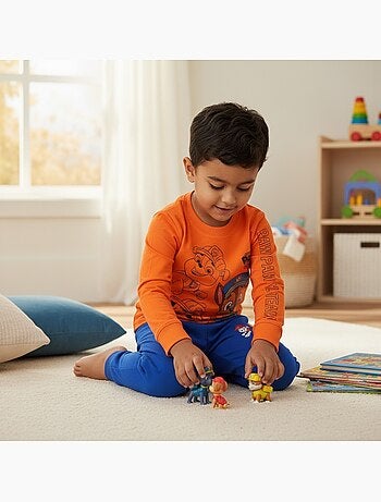 Paw patrol - pijama para menino patrulha pata