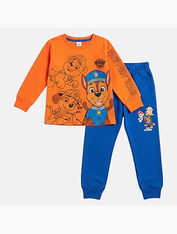 Paw patrol - pijama para menino patrulha pata