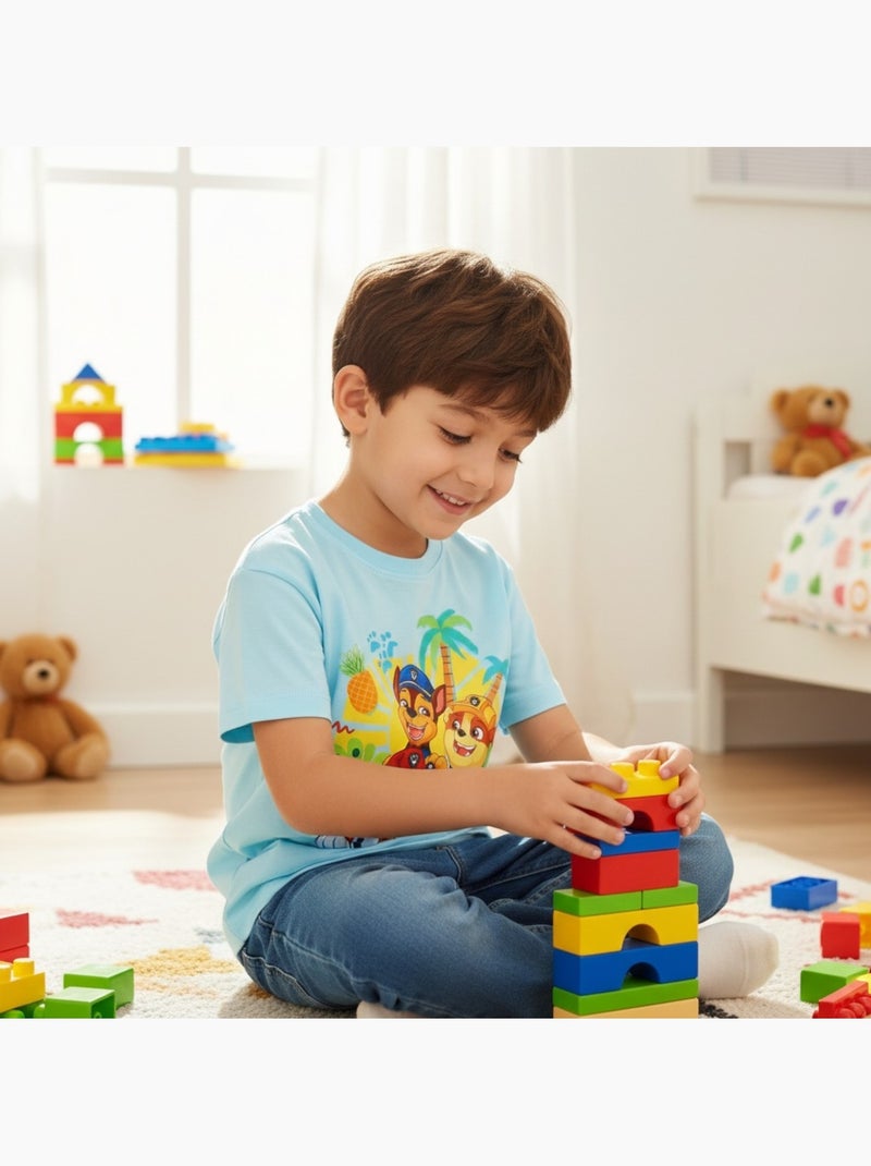 Paw Patrol - T shirt infantil Patrulha Pata Azul - Kiabi