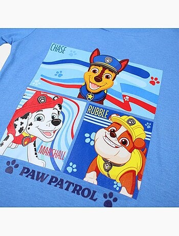 Paw Patrol - T-shirt manga curta criança estampada