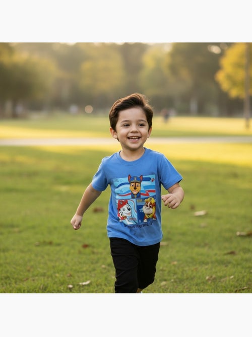 Paw Patrol - T-shirt manga curta criança estampada - Kiabi Paw Patrol - T-shirt manga curta criança estampada - Kiabi