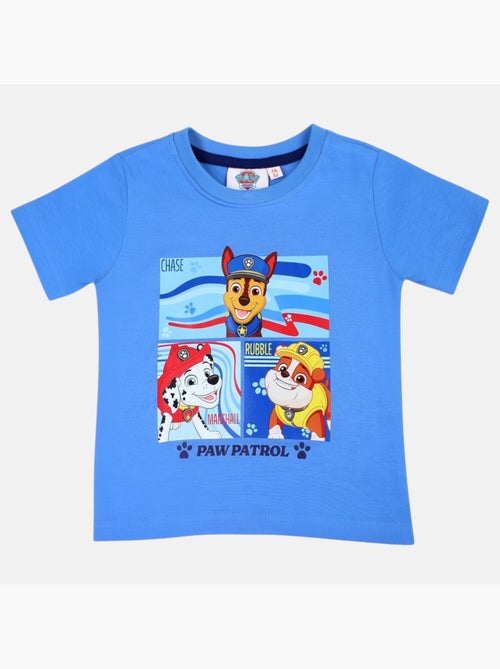 Paw Patrol - T-shirt manga curta criança estampada - Kiabi Paw Patrol - T-shirt manga curta criança estampada - Kiabi