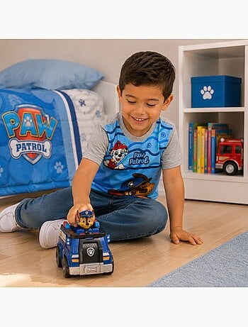 Paw Patrol - T-shirt manga curta criança estampada