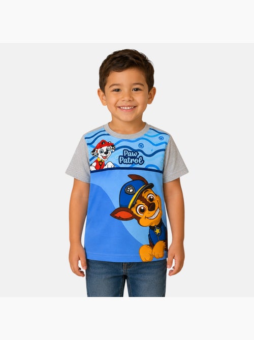 Paw Patrol - T-shirt manga curta criança estampada - Kiabi Paw Patrol - T-shirt manga curta criança estampada - Kiabi