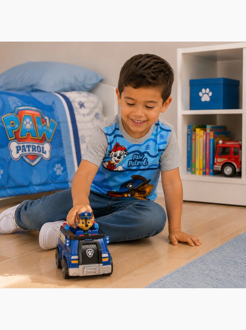 Paw Patrol - T-shirt manga curta criança estampada Cinza - Kiabi