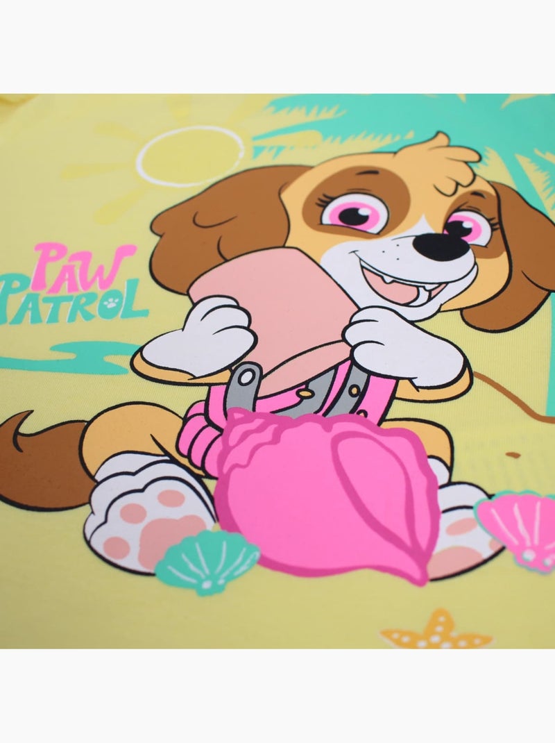 Paw Patrol - T-shirt manga curta menina estampada Amarelo - Kiabi