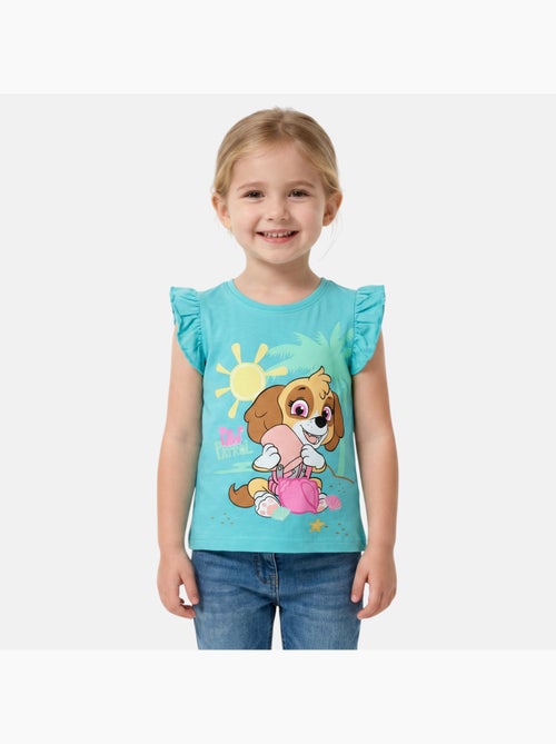 Paw Patrol - T-shirt manga curta menina estampada - Kiabi Paw Patrol - T-shirt manga curta menina estampada - Kiabi