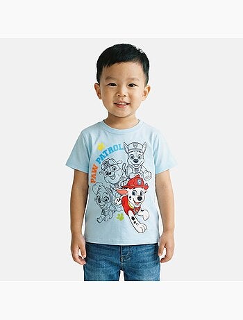 Paw Patrol - T-shirt manga curta menino