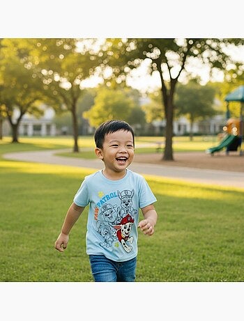 Paw Patrol - T-shirt manga curta menino
