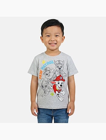 Paw Patrol - T-shirt manga curta menino
