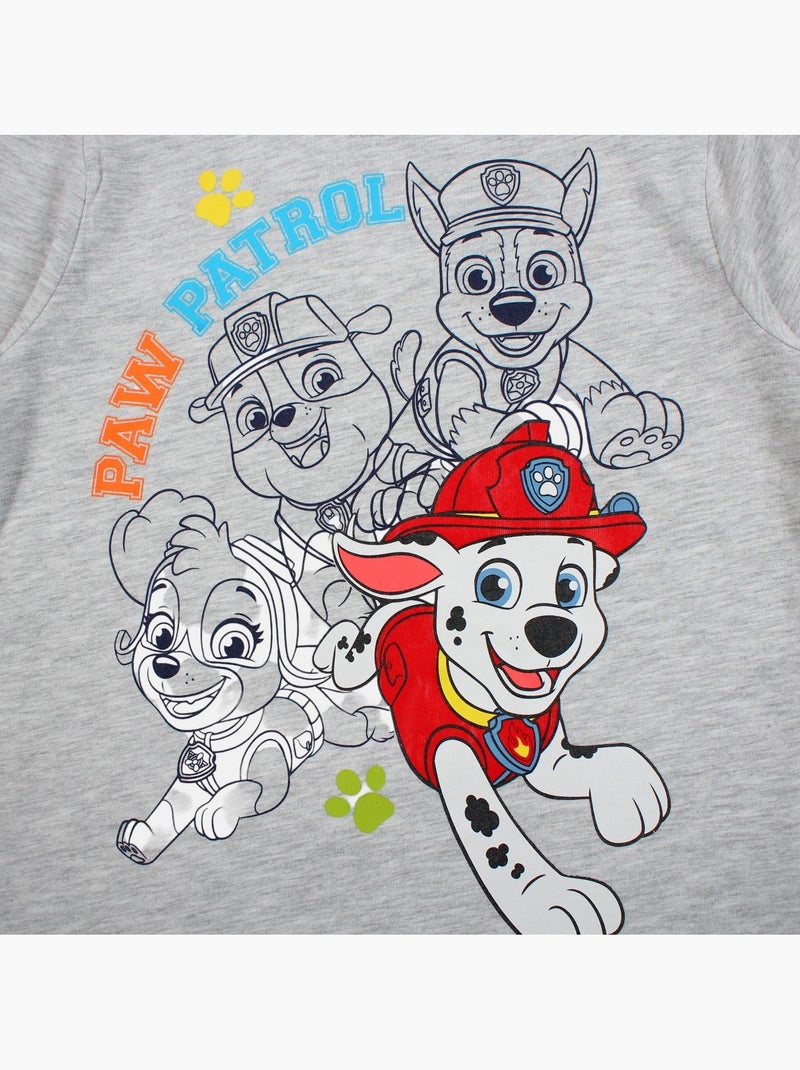 Paw Patrol - T-shirt manga curta  menino Cinza - Kiabi
