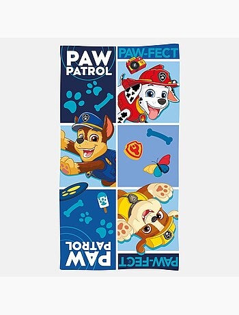 Paw Patrol - Toalha de praia infantil Patrulha Pata
