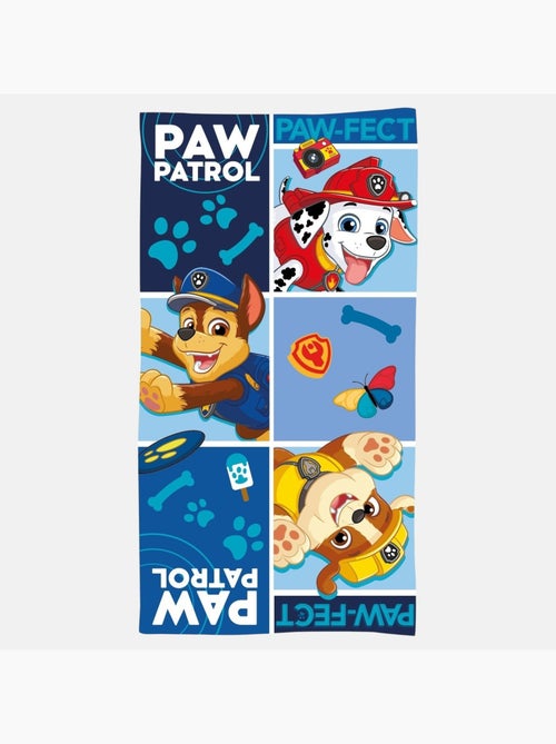 Paw Patrol - Toalha de praia infantil Patrulha Pata - Kiabi