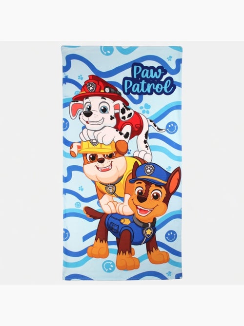 Paw Patrol - Toalha poliéster criança estampada - Kiabi