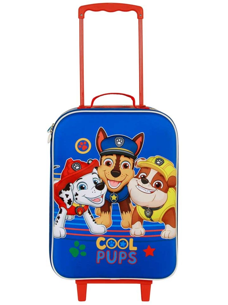 Paw Patrol Cool Mala Trolley Soft 3D, Azul Azul - Kiabi