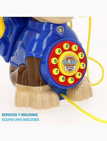 Paw patrol o telefone de brinquedo interativo da com sons e melodias