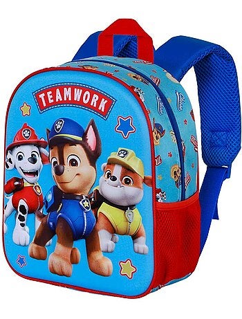 Paw patrol ready mochila 3d elite, azul