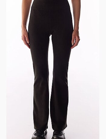 Peachy leggings de cintura alta e perna boca de sino penti