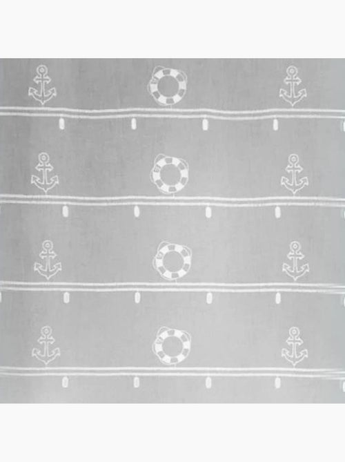 Pedaço modular bordado com motivos marinhos - Kiabi